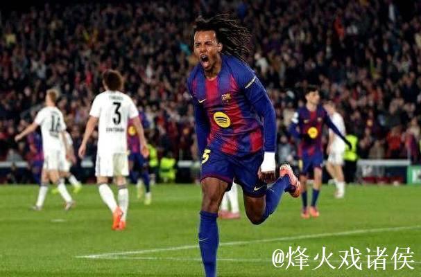 孔德梅开二度助巴塞罗那2-1力克法兰克福